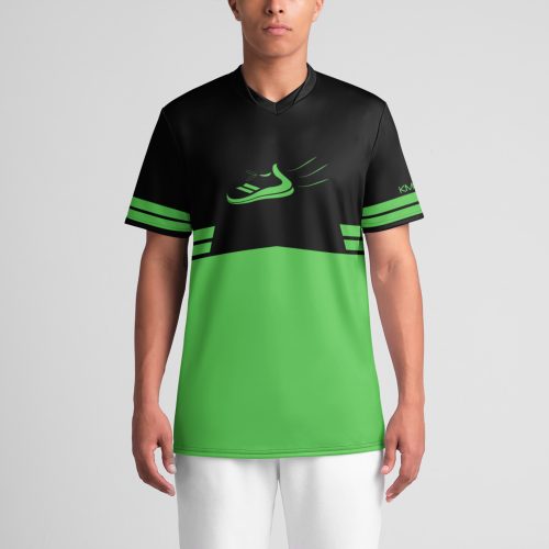 Mk III Performance Green Premium V-neck Jersey front