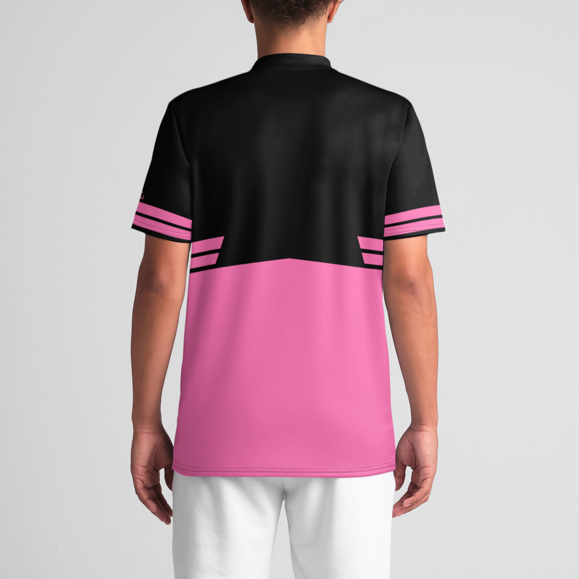 KMG Mk III Pink Premium V-neck Jersey back