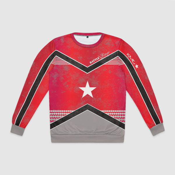 KMG Mk IV Battle Rouge Unisex Crew Sweatshirt front