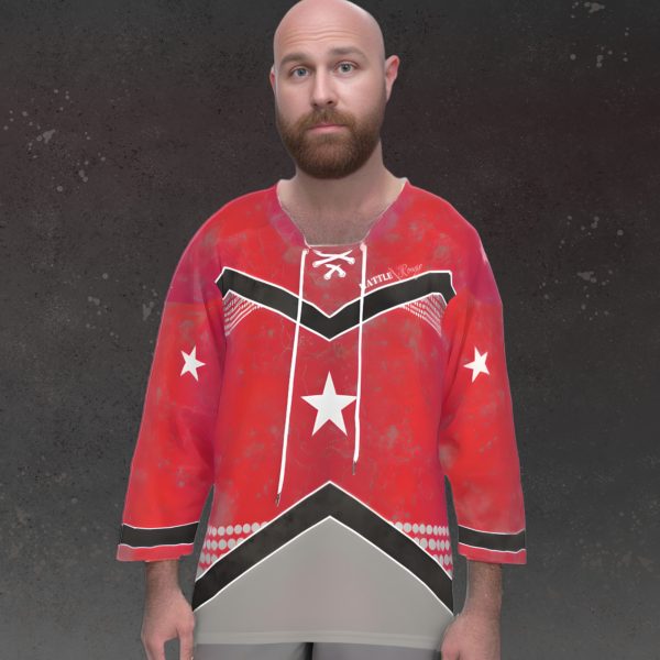 KMG Mk IV Mens Hockey Jersey Battle Rouge front view