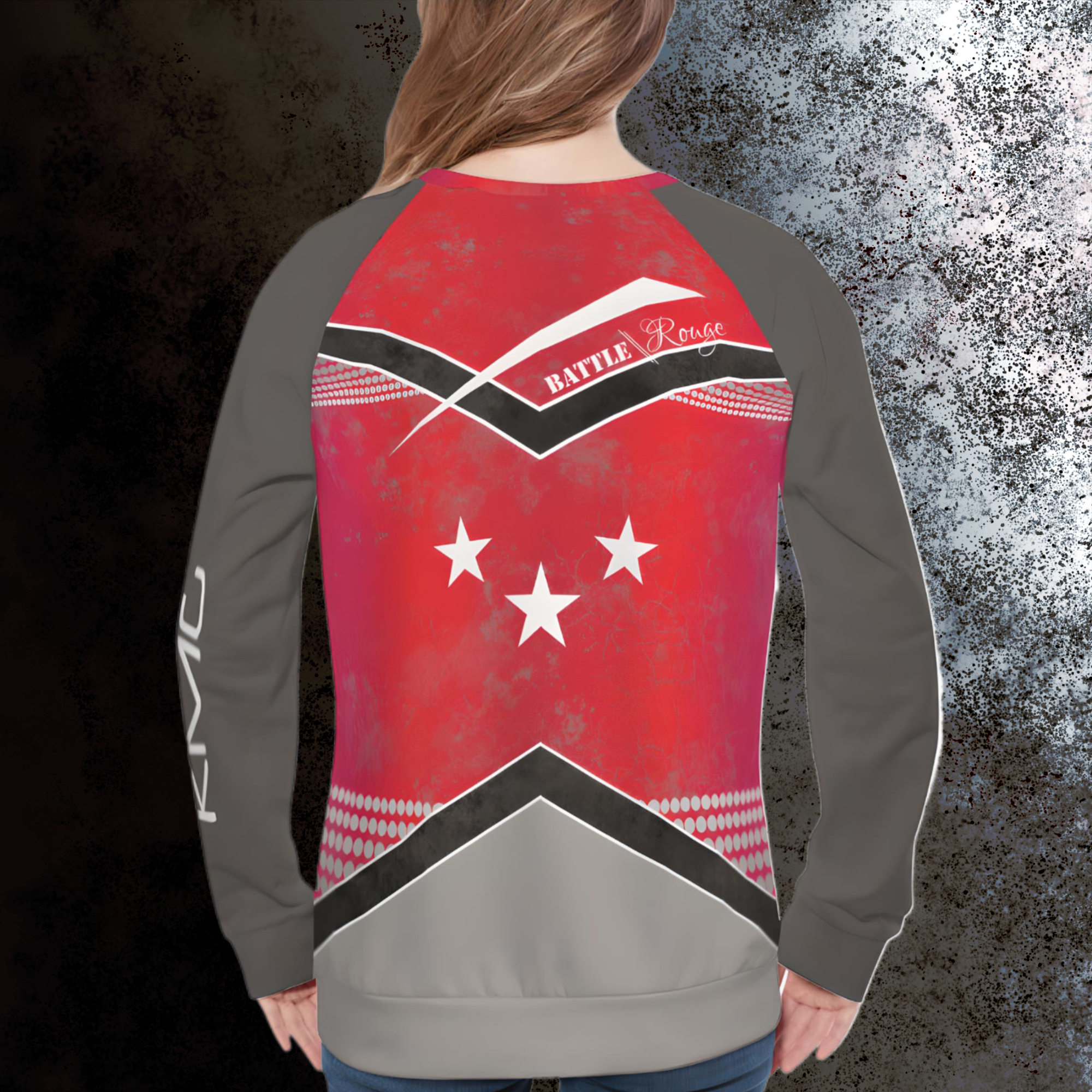 KMG Mk IV Battle Rouge womens raglan back view