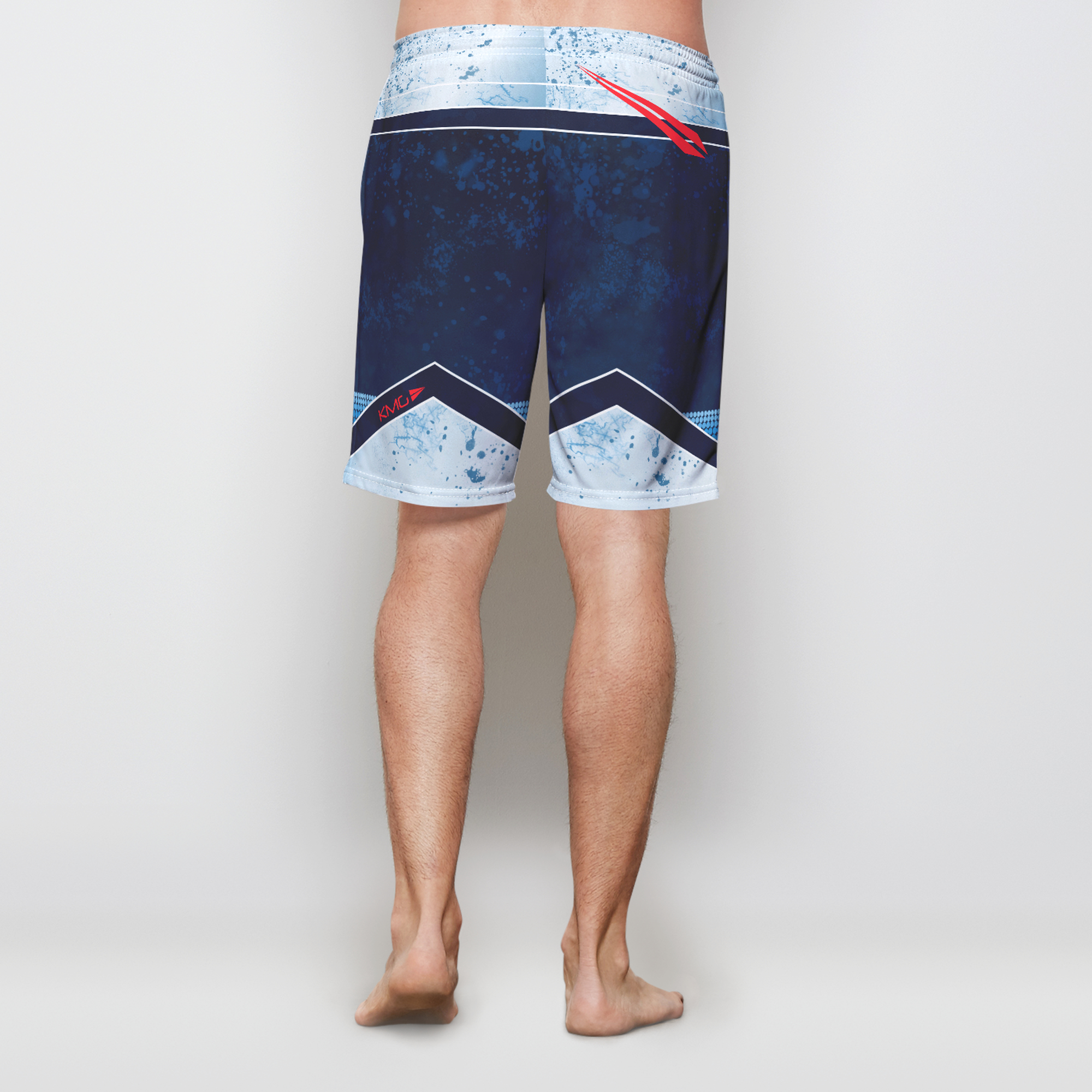 KMG Mk IV Mens Moisture-Wicking Athletic Short back view