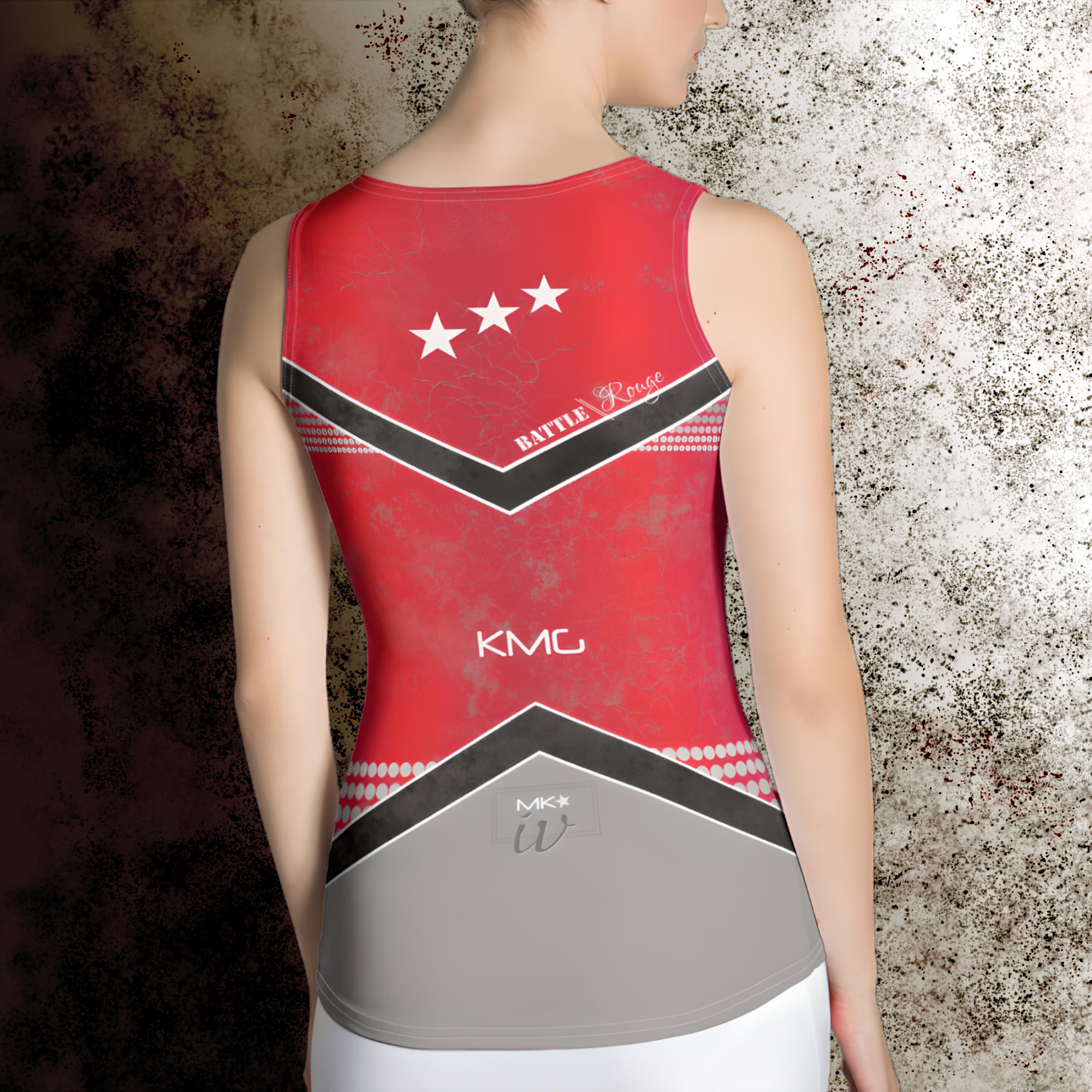 KMG Mk IV Battle Rouge Women's Tank Top back view