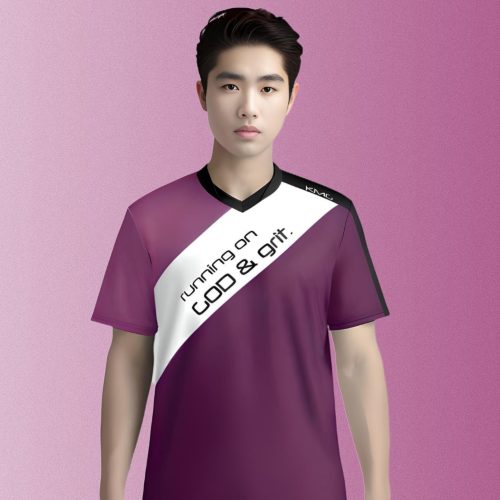 KMG Mk I Royale Series V neck relaxed men's jersey front view