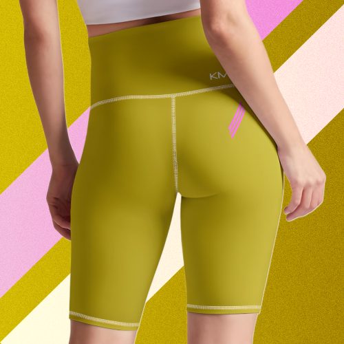 Neon Shadow NCv1 premium high waist biker short back view