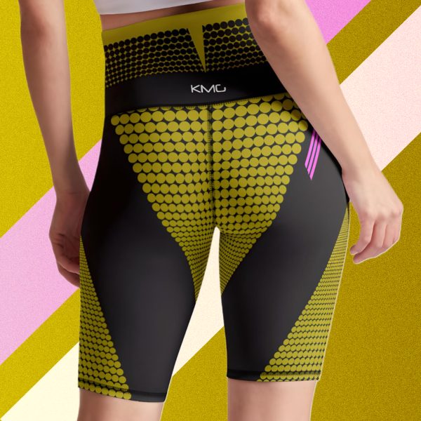 Neon Shadow NCv3 ultra premium biker shorts back view