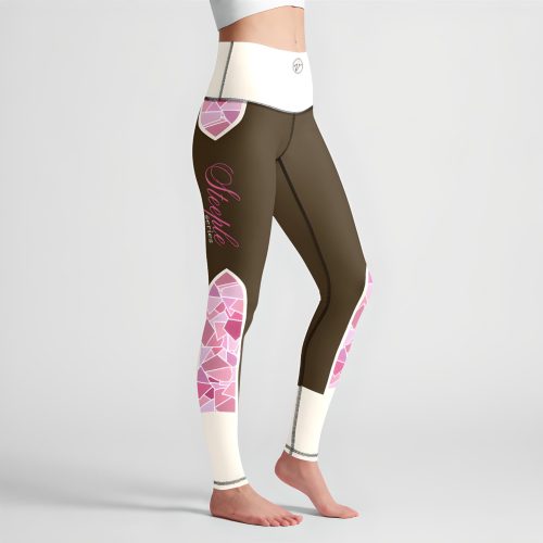 KMG Mk V Steeple Series Brown high waist leggings side view