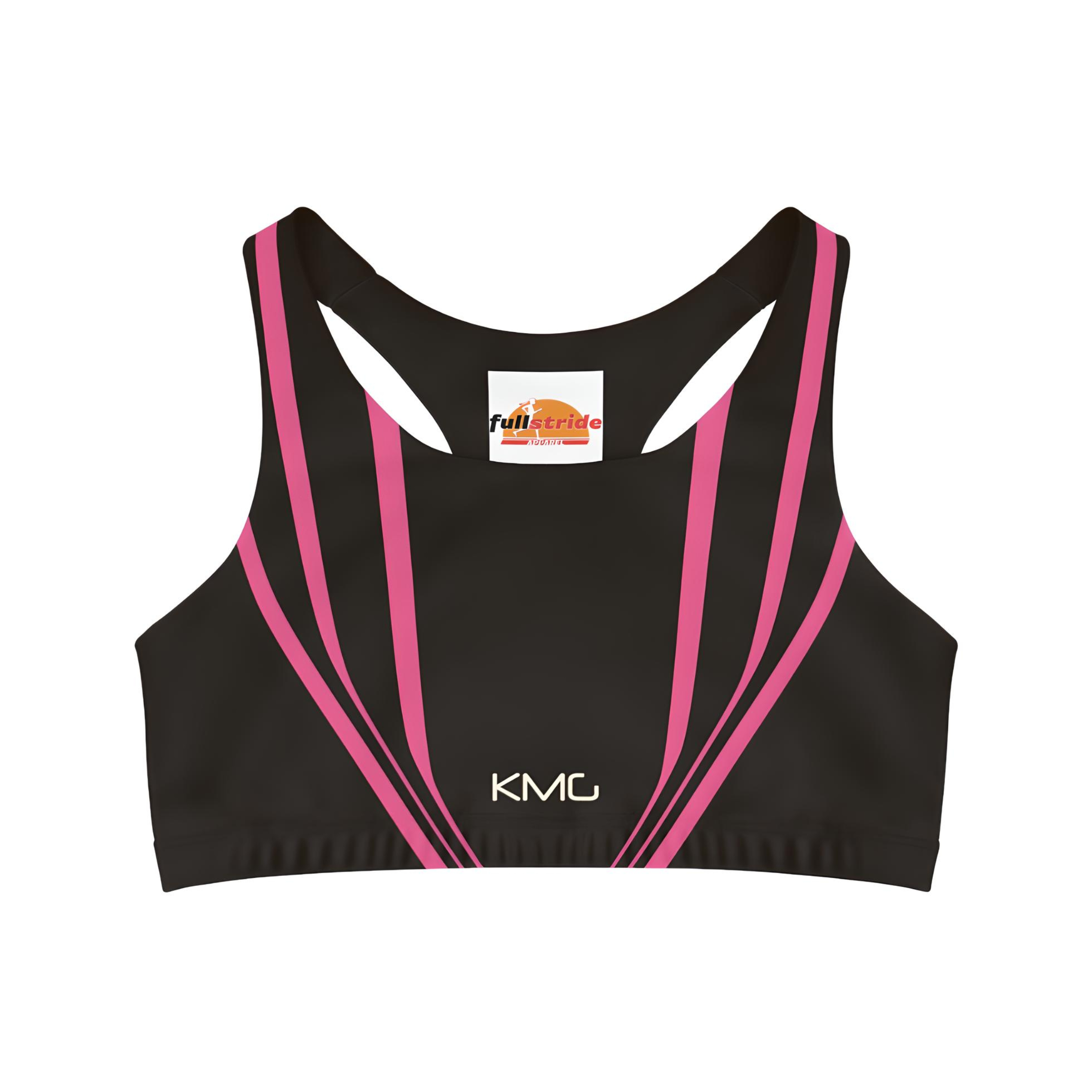 KMG Mk V Steeple Series NCv seamless sports bra front flatlay view