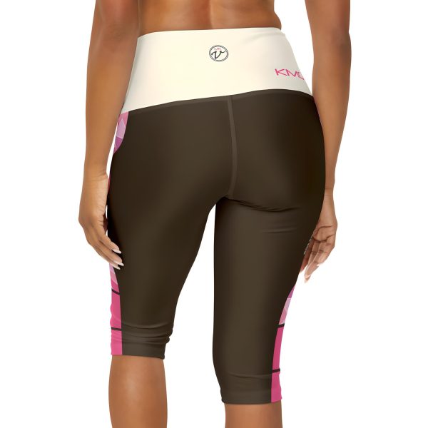 KMG Mk V Steeple Series Brown capri leggings back view