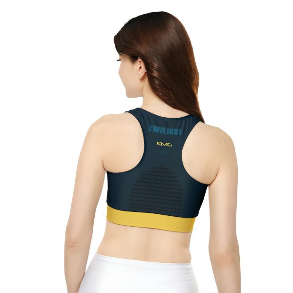 KMG Mk V Twilight padded sports bra back view