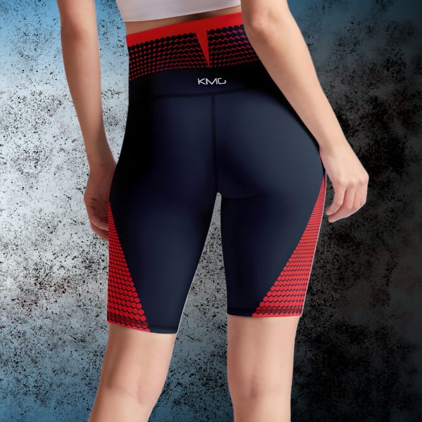 hero21 NCv2 ultra premium high waist biker shorts back view