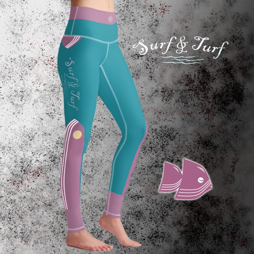 KMG Mk V Surf & Turf high waist leggings side view