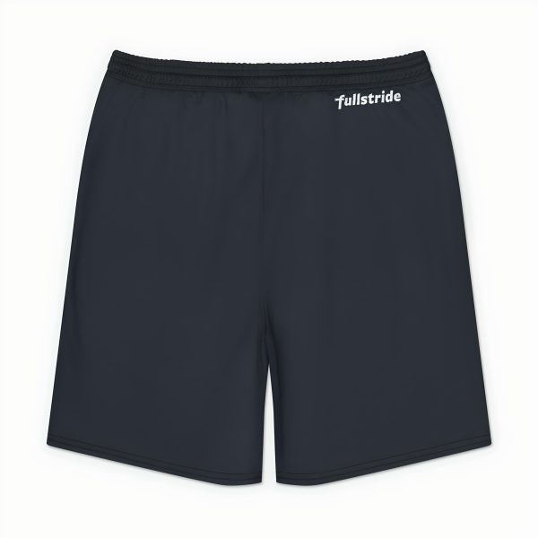 Full Stride Signature mens athletic short back flatlay view