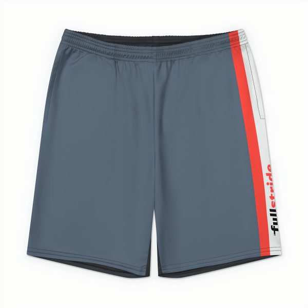 Full Stride Signature mens athletic short front flatlay view