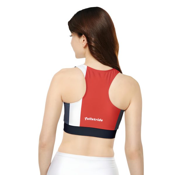 Full Stride Signature series fully lined padded sports bra back view