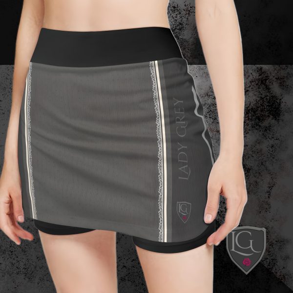 Lady Grey athletic skirt front view