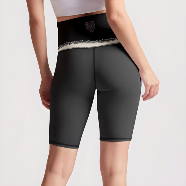 Lady Grey womens biker shorts back view