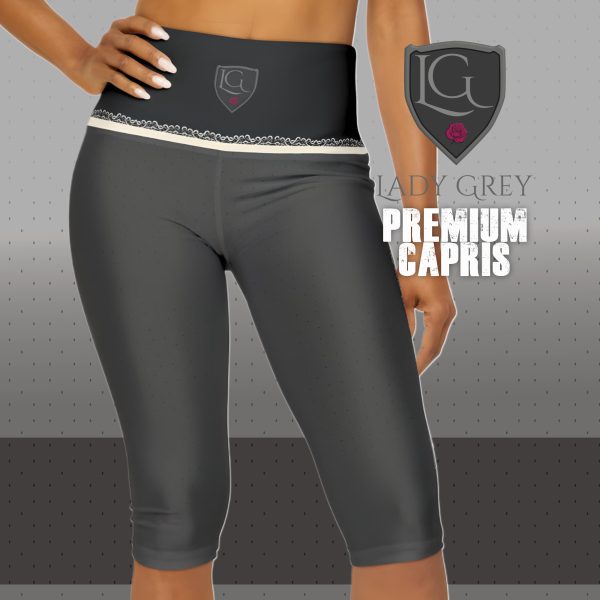 Lady Grey premium capris front view