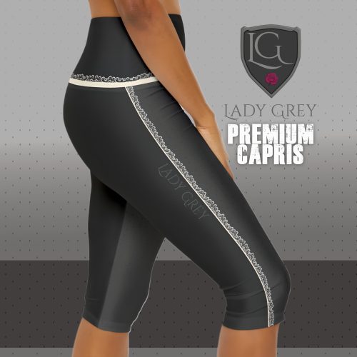 Lady Grey premium capris right side view