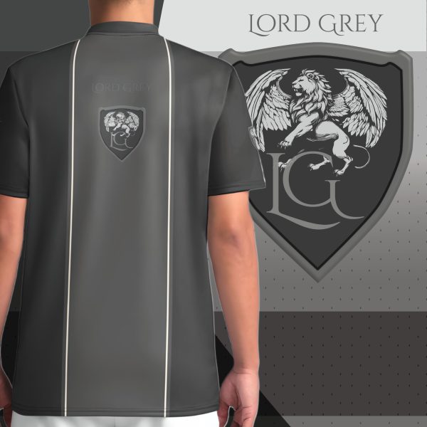 Lord Grey mens Vneck sports jersey back view