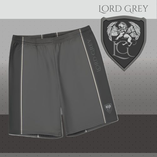 Mk V Lord Grey mens athletic short front flatlay view