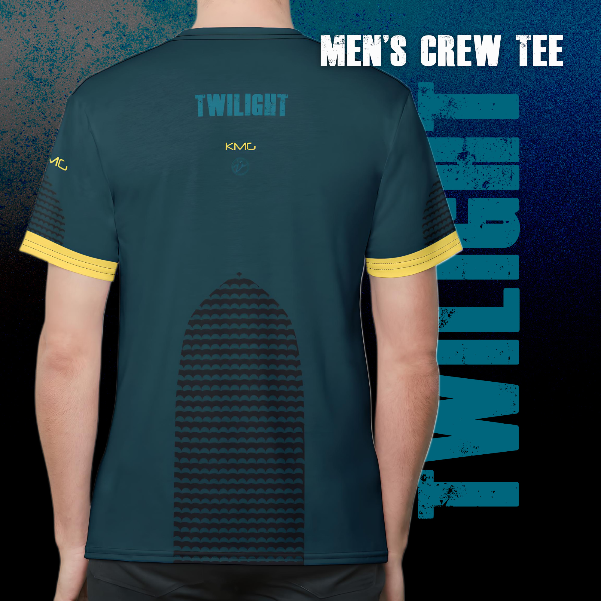 KMG V Twilight mens crew tee back view