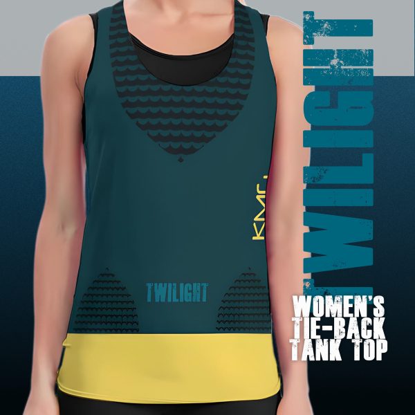 KMG Mk V Twilight Series tie-back tank top front view