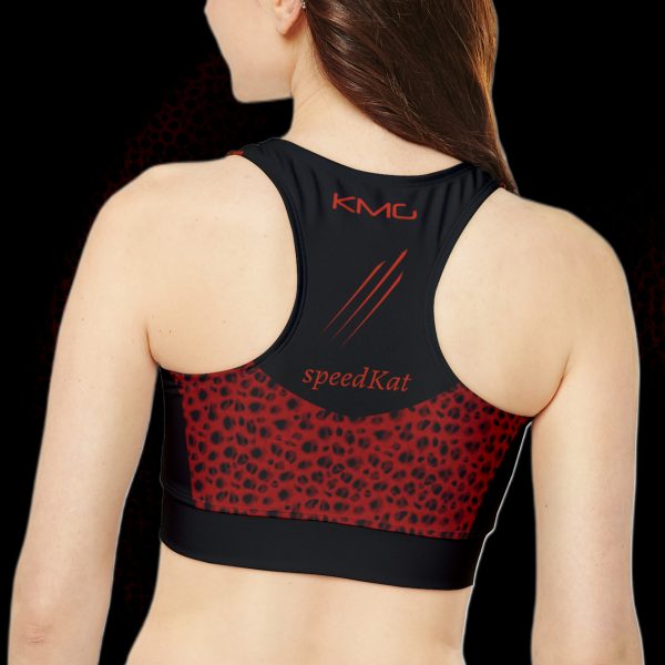 speedKat speedBurner padded sports bra back view