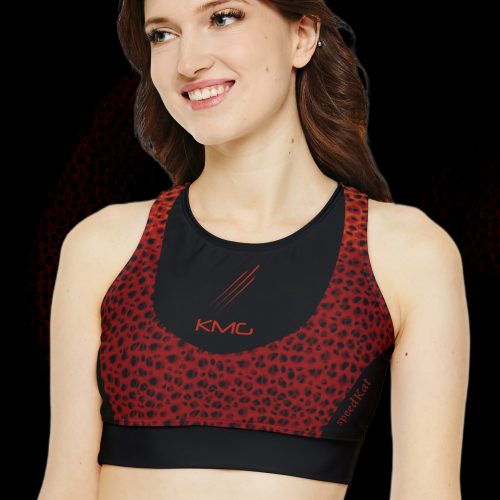 speedKat speedBurner padded sports bra front view