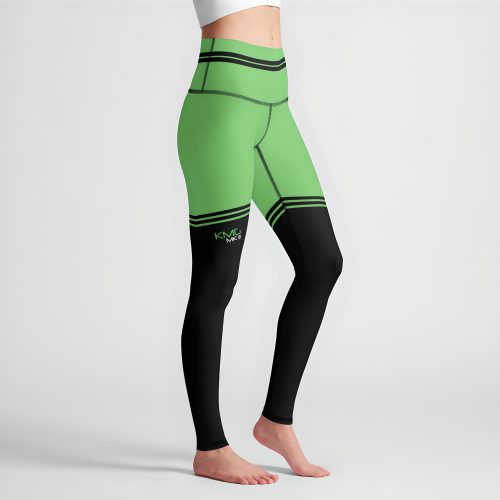 KMG Mk III Performance Green high waist leggings side view