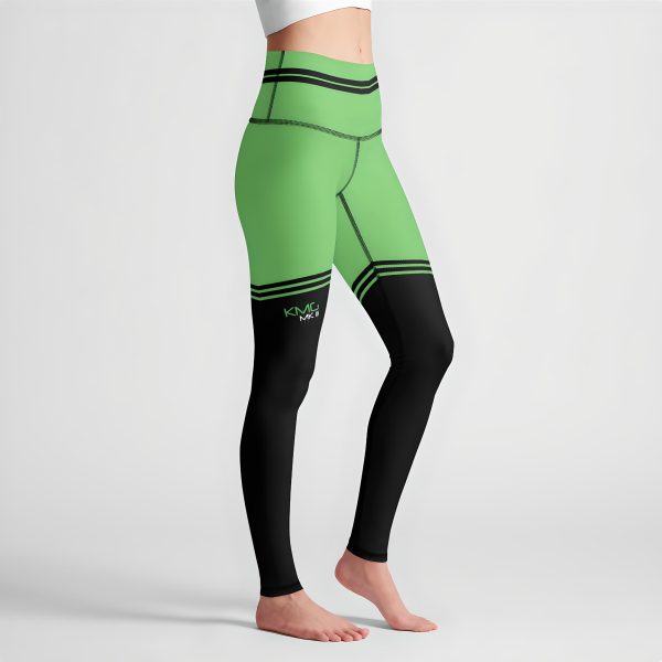 KMG Mk III Performance Green high waist leggings side view