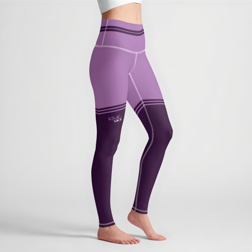 KMG Mk III Purple DuoTone high waist leggings side view