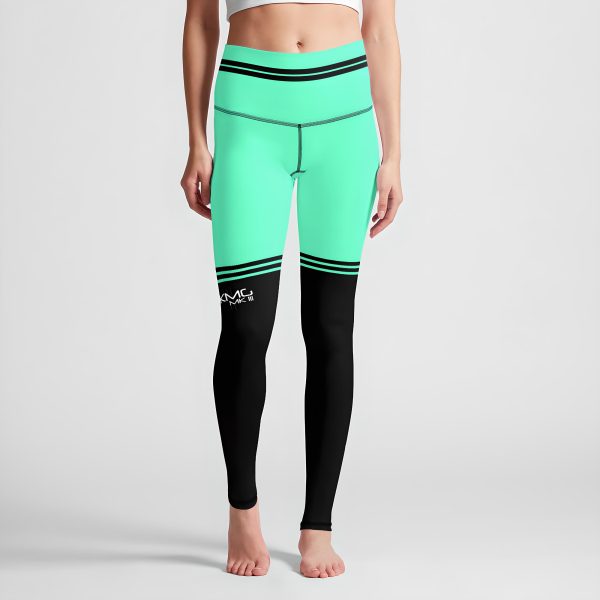 KMG Mk III Sublime Green high waist leggings front view