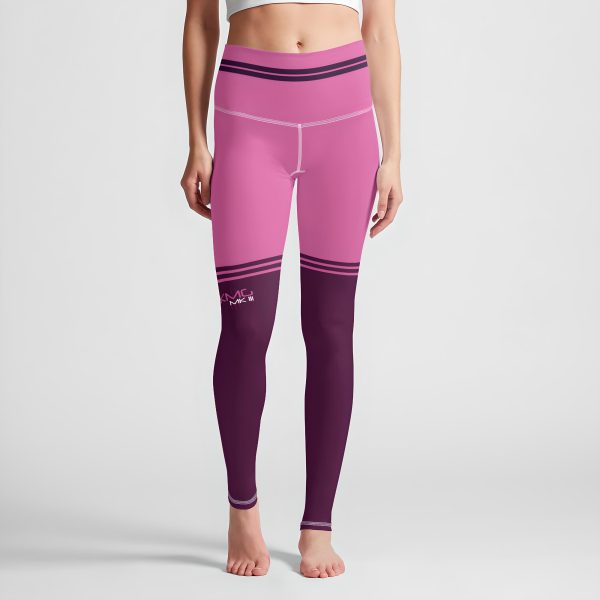 KMG Mk III Magenta DuoTone high waist leggings front view