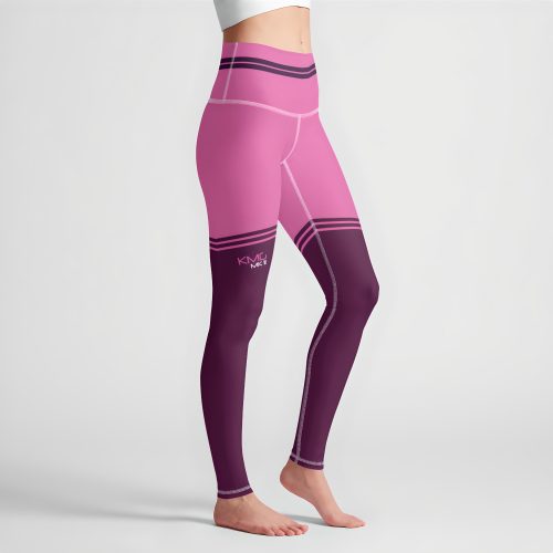 KMG Mk III Magenta DuoTone high waist leggings side view