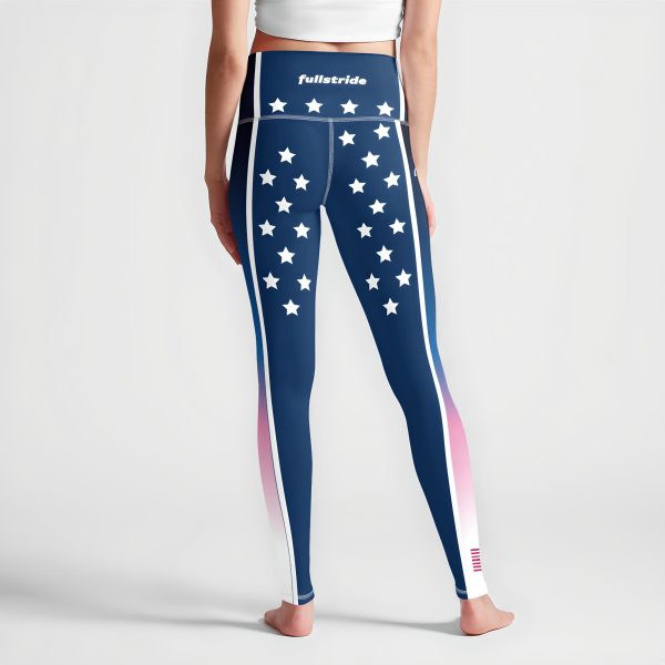 Old Glory high waist leggings back view