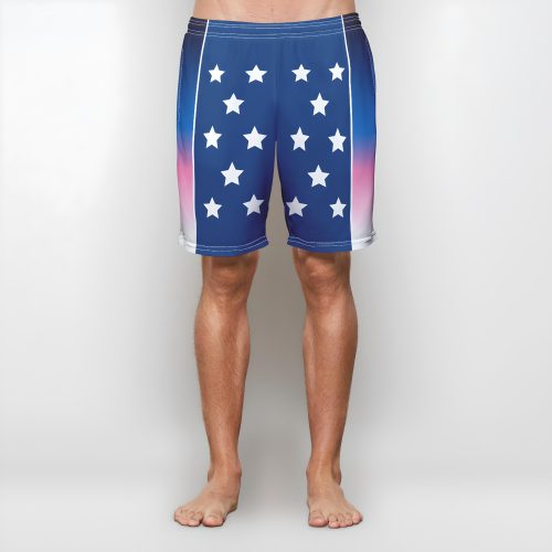 Old Glory mens athletic shorts front view